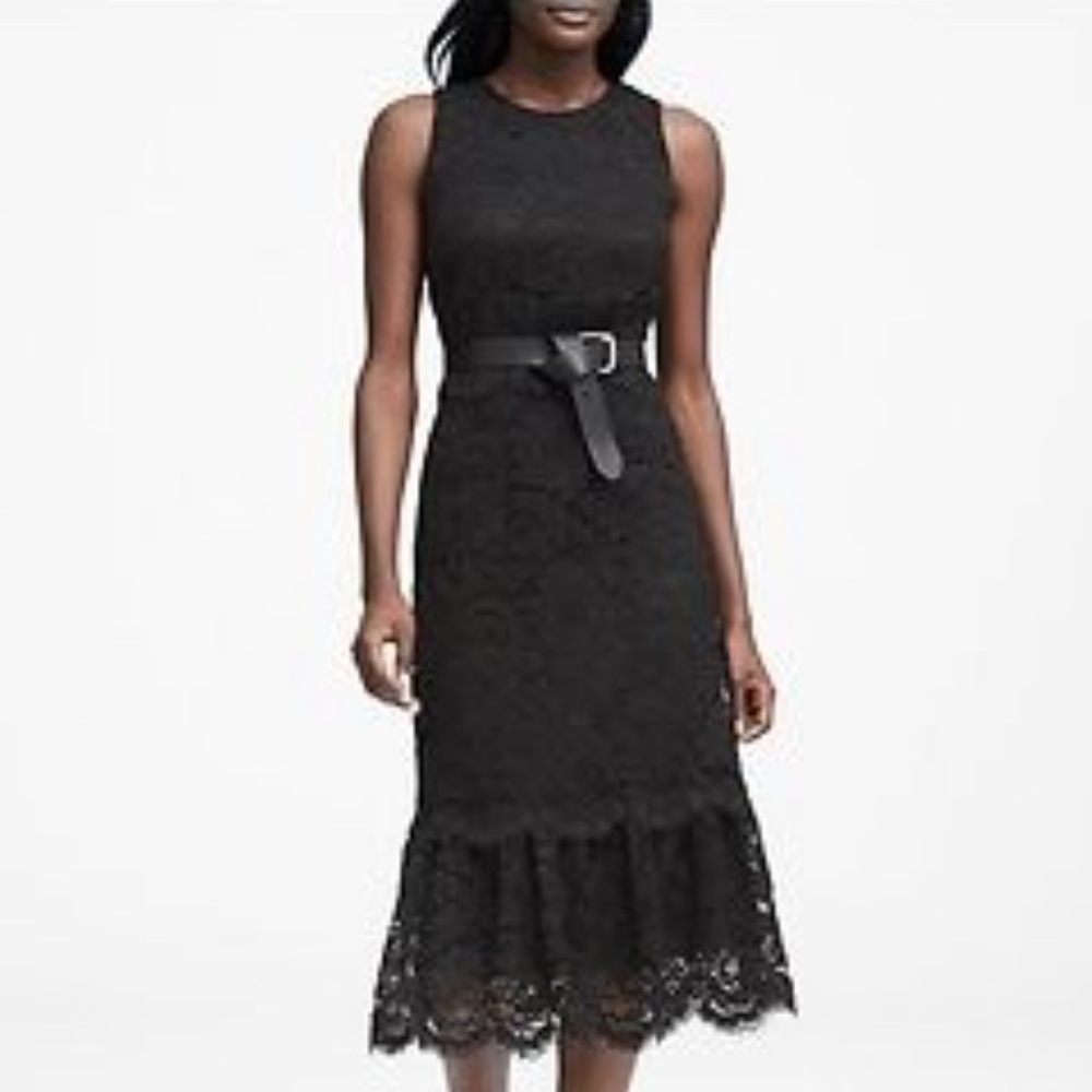 Banana Republic Lace Midi Dress - Picture 3 of 4
